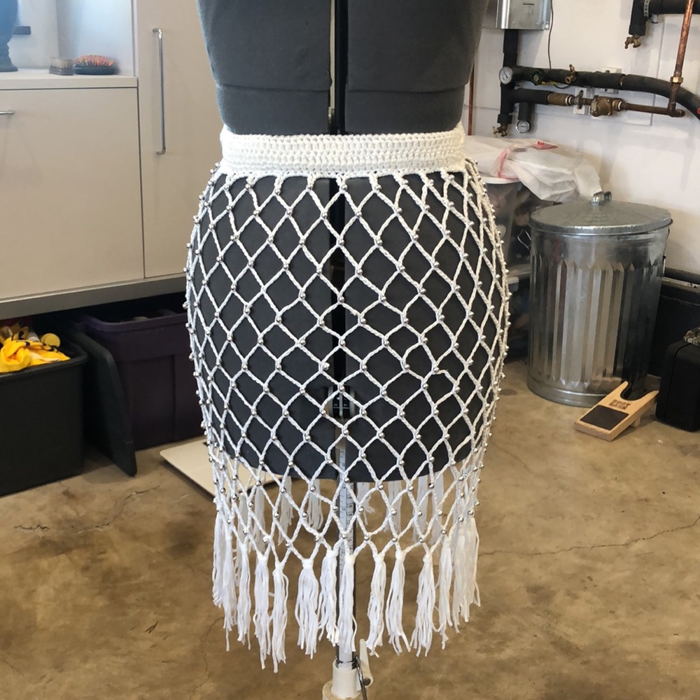 DollsKill beach mesh skirt